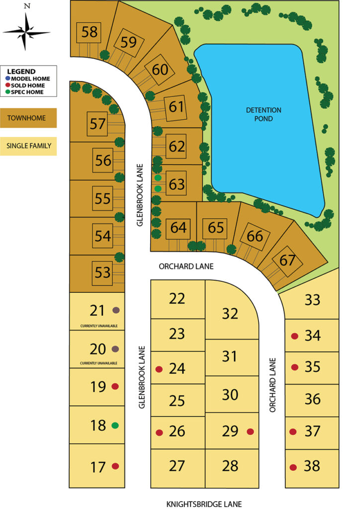 Leigh Creek Phase 2 Site Map New Construction Homes
