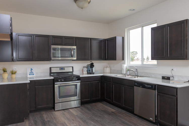 Marquis Pointe Montgomery Cardinal Kitchen New Construction Homes